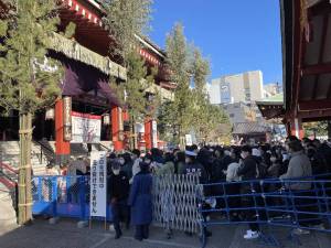 浅草寺の初詣規制
